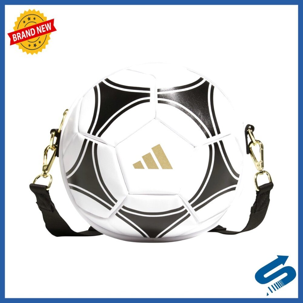 Soccer Ball Crossbody Bag 4L PU Leather Adjustable Strap